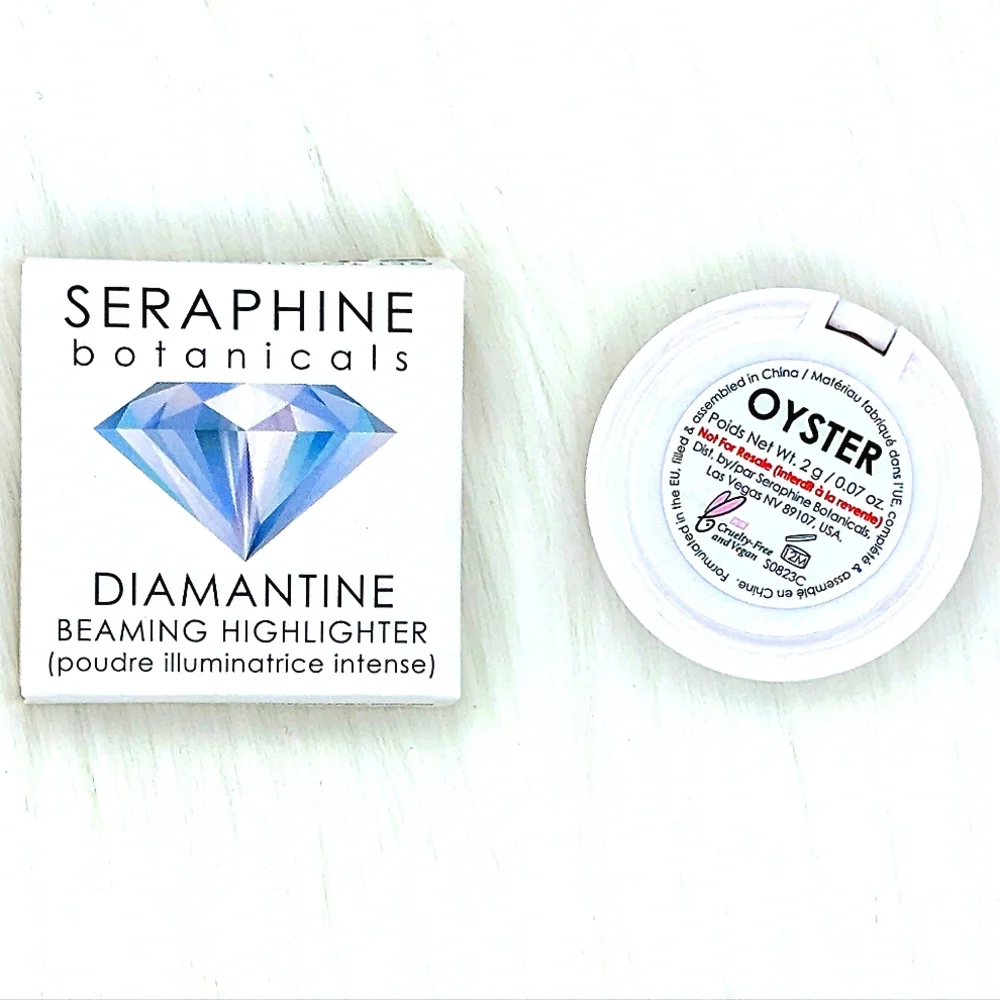 🔴 SERAPHINE BOTANICALS Diamante Beaming Highlighter - Oyster